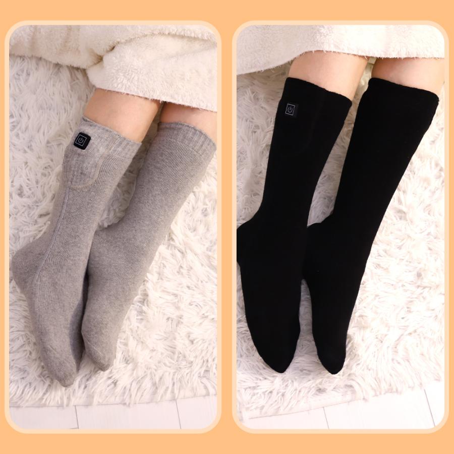 電熱ソックス 充電式 靴下 ヒーターソックス めちゃヒート メンズ レディース 冷え対策 防寒ソックス CS |  | 17