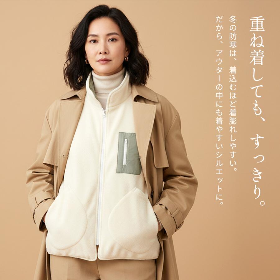 電熱ベスト リバーシブル めちゃヒート(R)レディース メンズ 男女兼用 最高72℃ 最長14時間持続 3段階温度調整 インナーベスト 防寒 電熱 PSE認証 洗濯可能 | めちゃヒート | 12