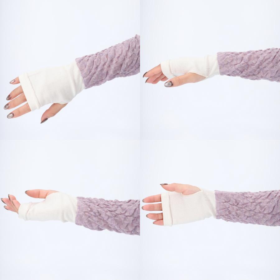 シルクハンドウォーマー レディース アーム 冷え予防 温活 就寝時 日本製 女性用 眠プラス ロングタイプ |  | 05
