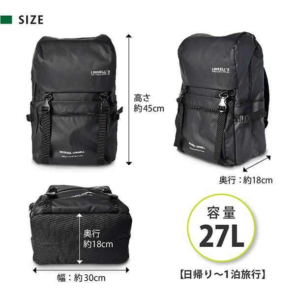ビッグバックパック男女兼用 MICHAEL LINNELL'S/マイケルリンネル 27L アウトドア 旅行 サイクリング |  | 07