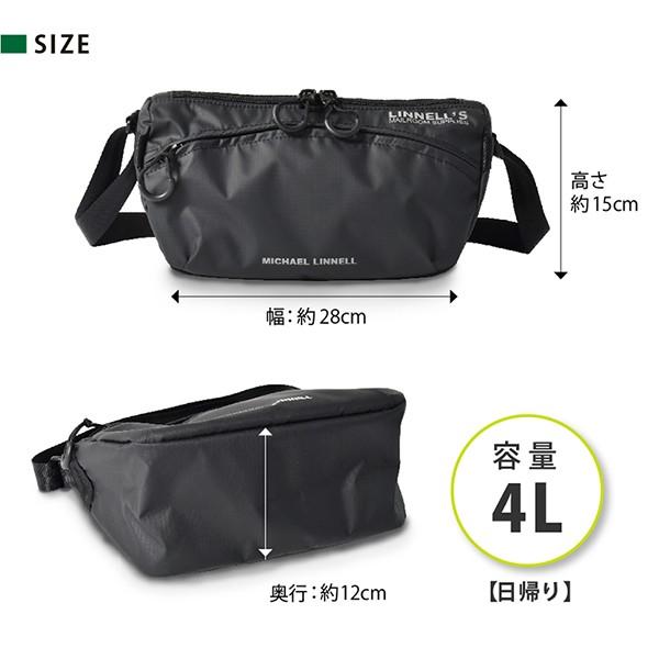 ショルダーバッグ 4L 男女兼用 正規品取扱店 MICHAEL LINNELL'S/マイケルリンネル アウトドア キャンプ スポーツ 通勤 通学 |  | 06