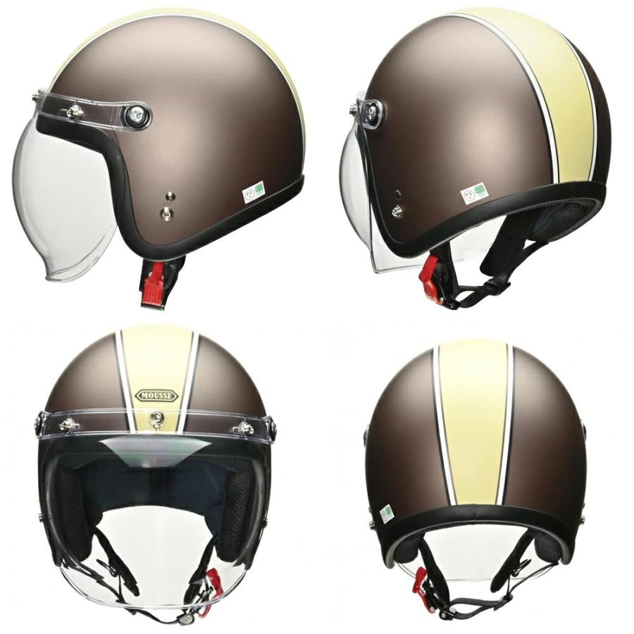 バイクヘルメット ジェットヘルメット 軽量 バブルシールド付 フリーサイズ 57-60cm LEAD リード工業 メンズ レディース 男女専用 SG規格 全排気量対応 | リード工業 | 06