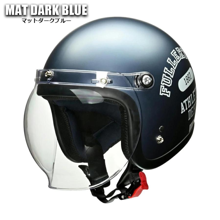 バイクヘルメット ジェットヘルメット 軽量 バブルシールド付 フリーサイズ 57-60cm LEAD リード工業 メンズ レディース 男女専用 SG規格 全排気量対応 | リード工業 | 07