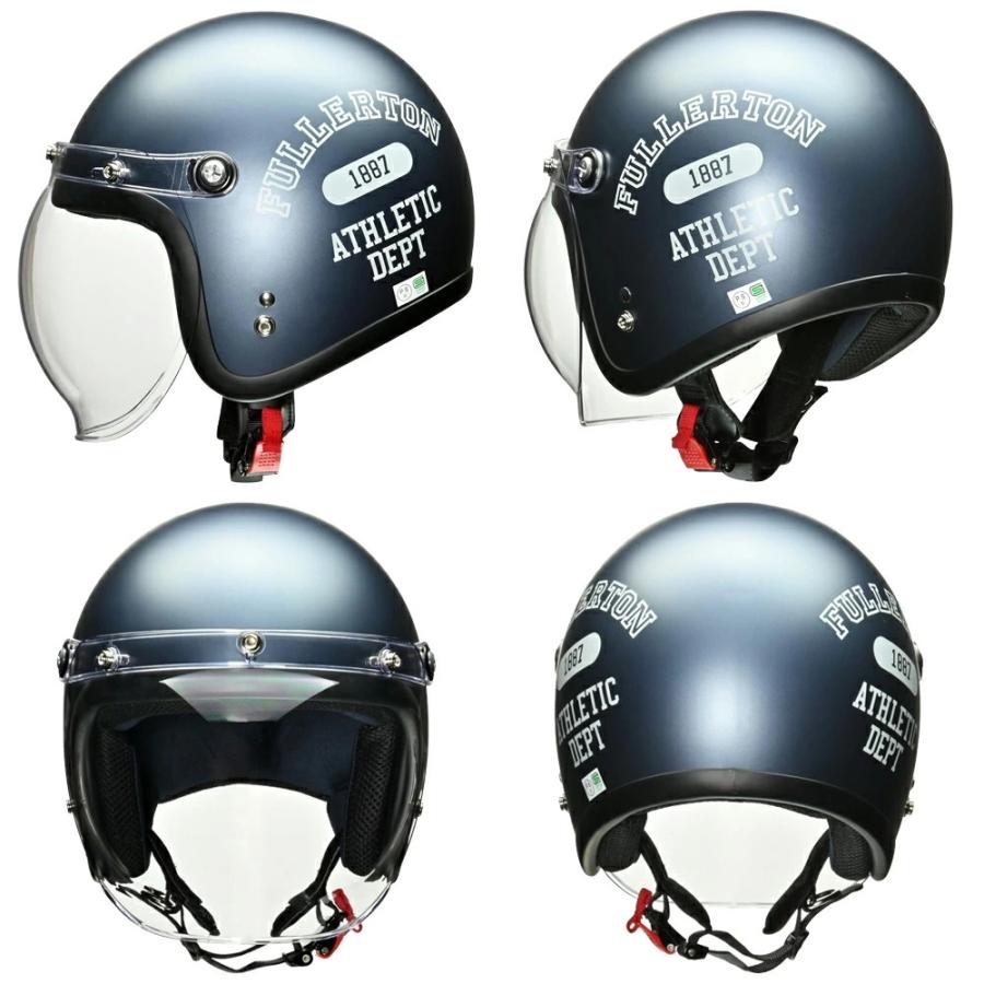 バイクヘルメット ジェットヘルメット バブルシールドセット フリーサイズ 57-60cm LEAD リード工業 メンズ レディース 男女専用 SG規格 全排気量対応 | リード工業 | 08