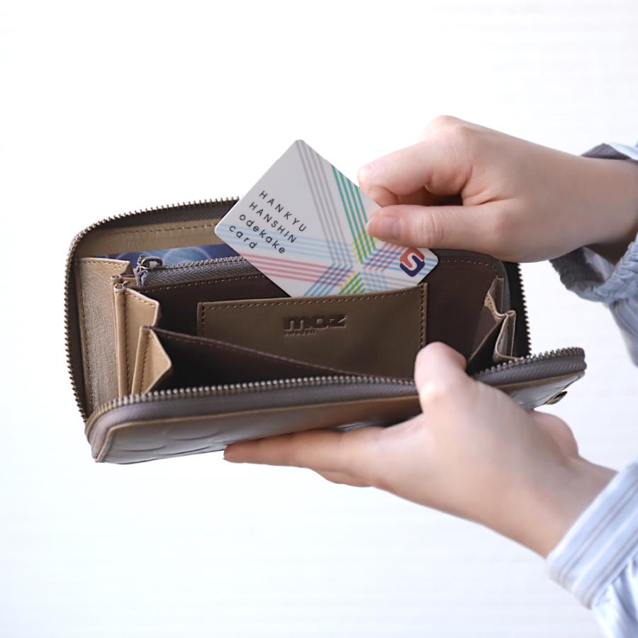 長財布 レディース 牛革 本革 ブランド moz モズ 大容量 小銭入れ サイフ 北欧 | moz | 05