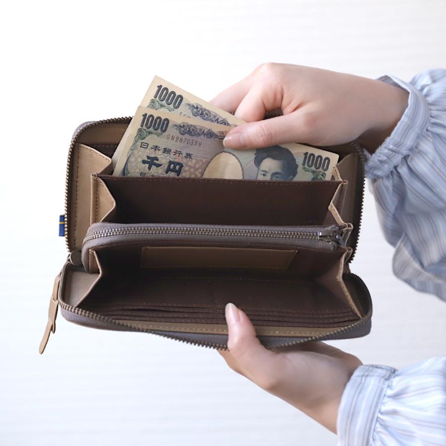 長財布 レディース 牛革 本革 ブランド moz モズ 大容量 小銭入れ サイフ 北欧 | moz | 06