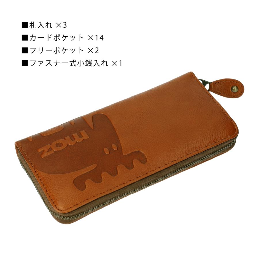 moz（モズ） 長財布 レディース メンズ 大容量 薄い 小銭入れ カード