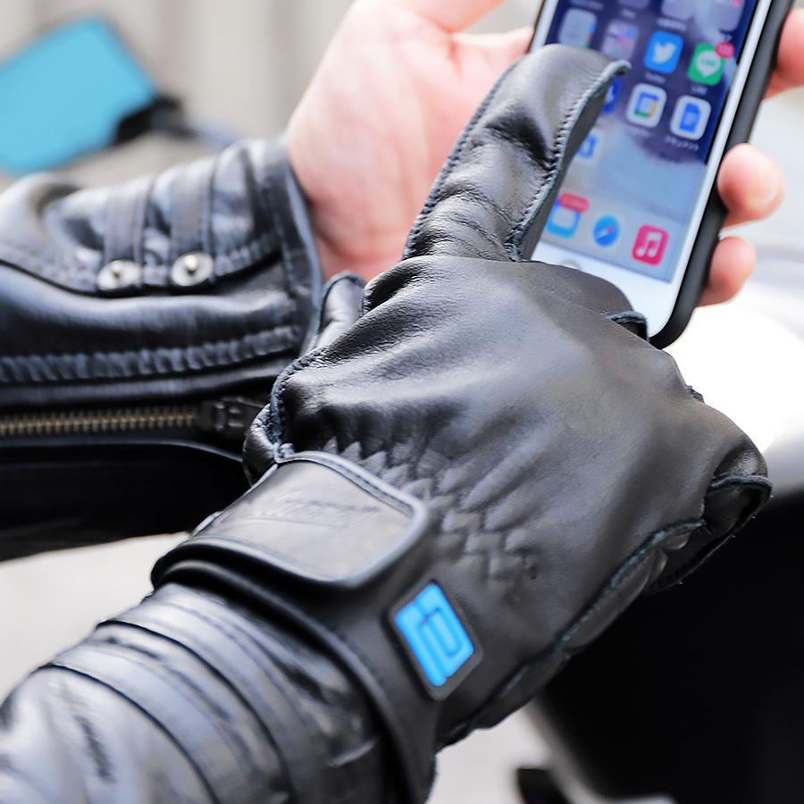 革手袋 バイク グローブ メンズ レディース 牛革 本革 レザーグローブ スマホ対抗 裏地なし ショート リード工業 男性 女性 黒 茶色 キャメル |  | 13