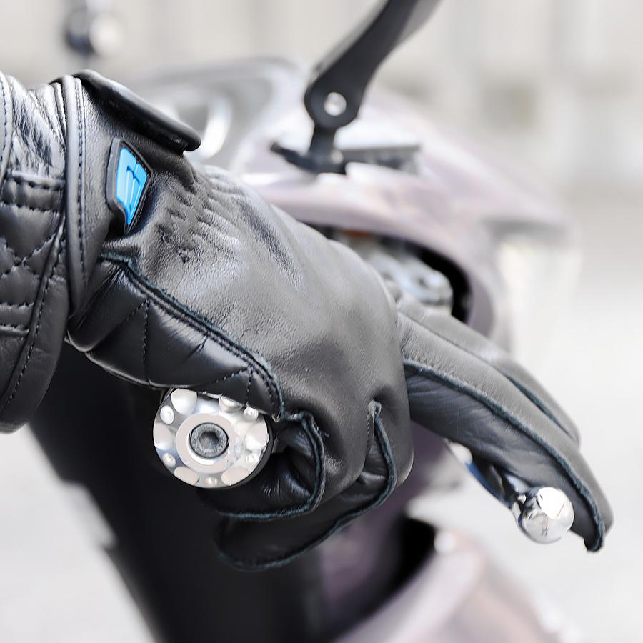 革手袋 バイク グローブ メンズ レディース 牛革 本革 レザーグローブ スマホ対抗 裏地なし ショート リード工業 男性 女性 黒 茶色 キャメル |  | 05