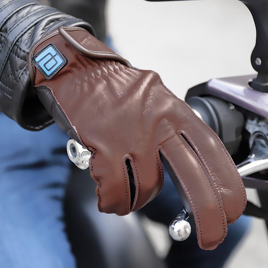 革手袋 バイク グローブ メンズ レディース 牛革 本革 レザーグローブ スマホ対抗 裏地なし ショート リード工業 男性 女性 黒 茶色 キャメル |  | 06