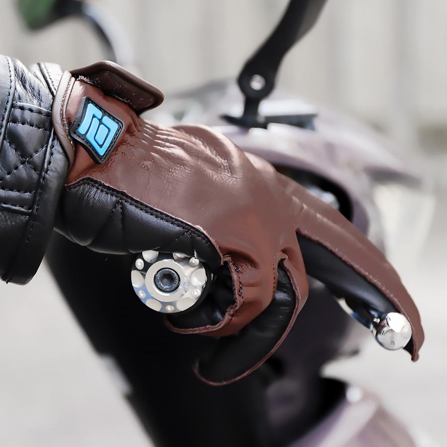 革手袋 バイク グローブ メンズ レディース 牛革 本革 レザーグローブ スマホ対抗 裏地なし ショート リード工業 男性 女性 黒 茶色 キャメル |  | 07