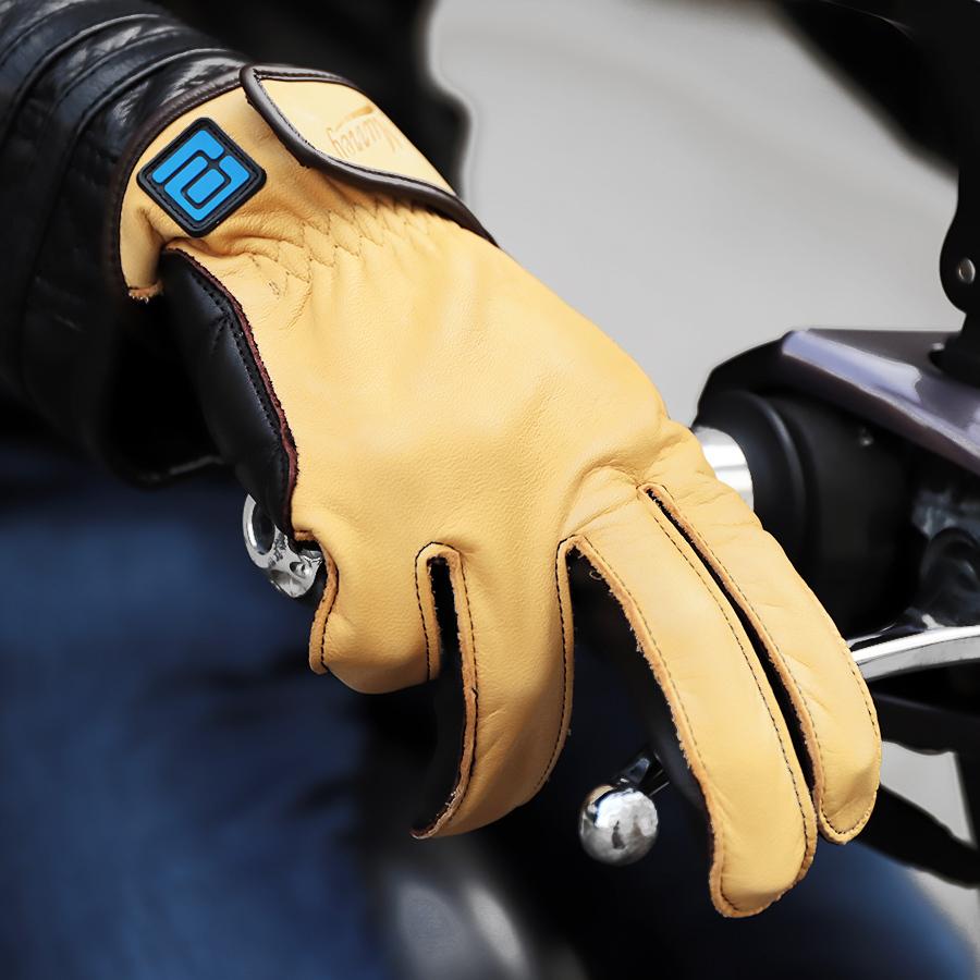 革手袋 バイク グローブ メンズ レディース 牛革 本革 レザーグローブ スマホ対抗 裏地なし ショート リード工業 男性 女性 黒 茶色 キャメル |  | 08