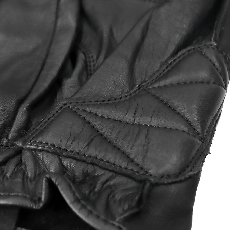 革手袋 バイク グローブ メンズ レディース 牛革 本革 レザーグローブ スマホ対抗 裏地なし ショート リード工業 男性 女性 黒 茶色 キャメル |  | 11