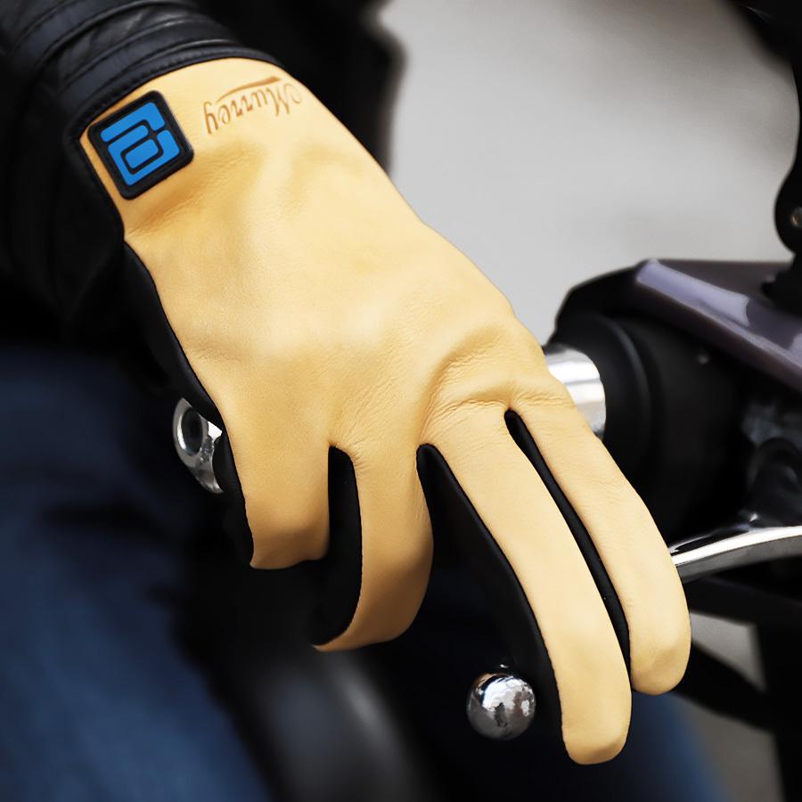 革手袋 バイク グローブ メンズ レディース 牛革 本革 レザーグローブ スマホ対抗 裏地なし ショート リード工業 男性 女性 黒 茶色 キャメル |  | 08