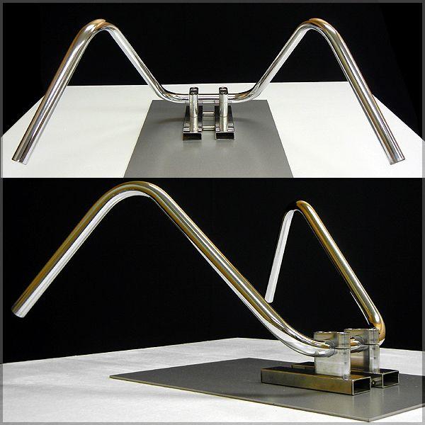 ミニ絞りアップハンドル 35cm ミニバイク 汎用品  エイプ GS50 NS-1等に | ブランド登録なし | 01