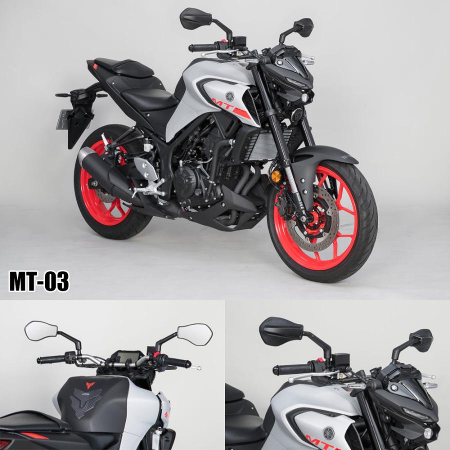 TANAX リッジミラー ハンドルマウントミラー  ブラック シルバー鏡 左右別型 左右セット NA-002 正ネジ 10mmタナックス  ナポレオン | NAPOLEON | 06