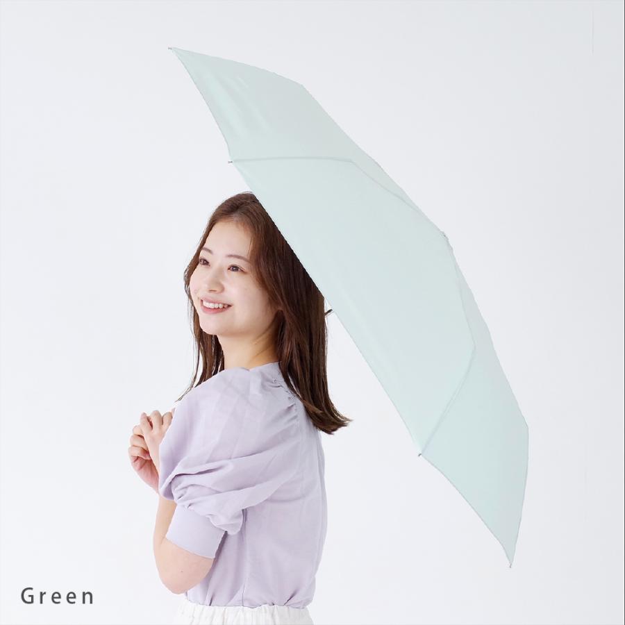雨傘 日傘 折りたたみ レディース 晴雨兼用 ニフティカラーズ UV対策 完全遮光 遮熱 高水圧 大きめ | nifty colors | 13
