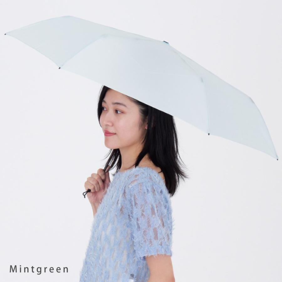 雨傘 折りたたみ 軽量 防水 高水圧 ユニセックス シンプル 大きい Memorilla ニフティカラーズ | nifty colors | 11