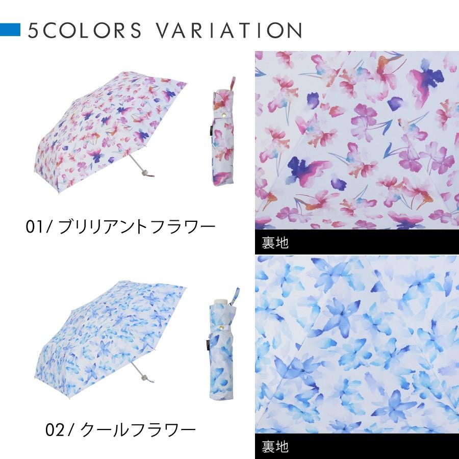 日傘 レディース 遮光 おしゃれ niftycolors ニフティカラーズ ブランド 5柄 UVカット 晴雨兼用 折り畳み 花柄 大きめ 熱中症対策 |  | 10
