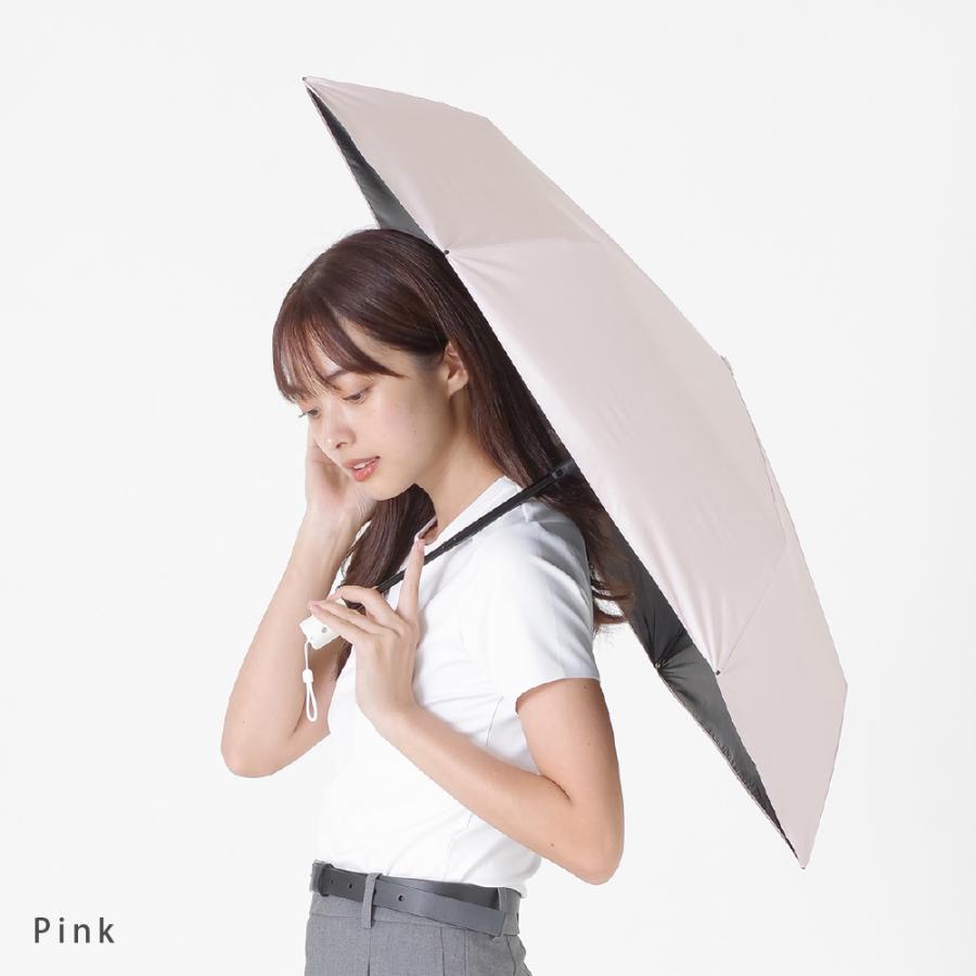 雨傘 日傘 折りたたみ レディース 晴雨兼用 ニフティカラーズ UV対策 完全遮光 軽量 自動開閉 | nifty colors | 10
