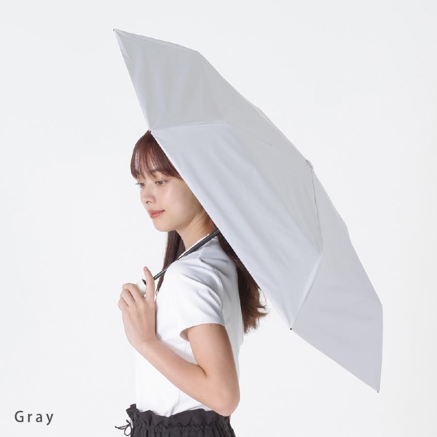 日傘 折りたたみ 晴雨兼用 完全遮光 軽量 自動開閉 UV100％ レディース ニフティカラーズ | nifty colors | 10