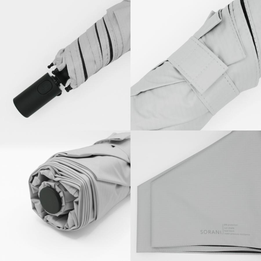 日傘 完全遮光 晴雨兼用 折りたたみ メンズ レディース 自動開閉 軽量 遮熱 ニフティカラーズ | nifty colors | 21