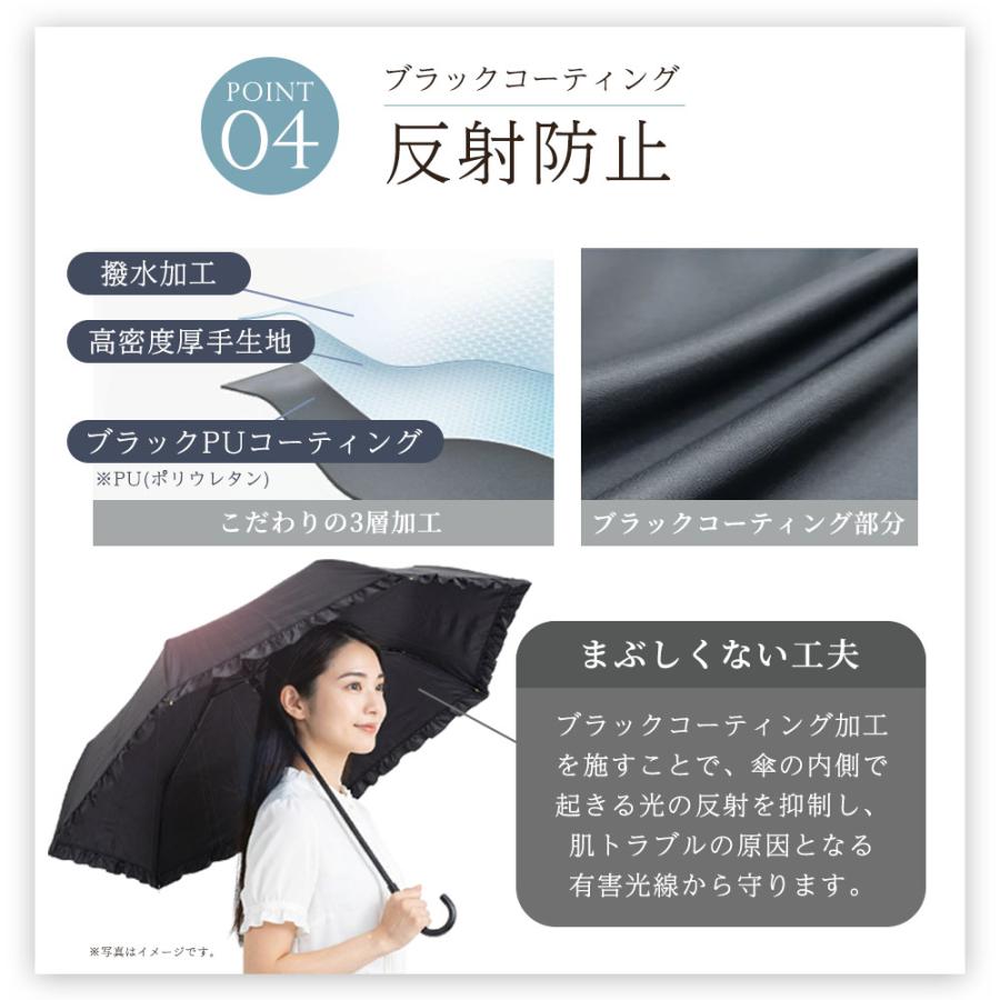 日傘 折りたたみ UV100％ レディース 晴雨兼用 UPF50＋ 一級遮光 遮熱 軽量 中谷 |  | 09