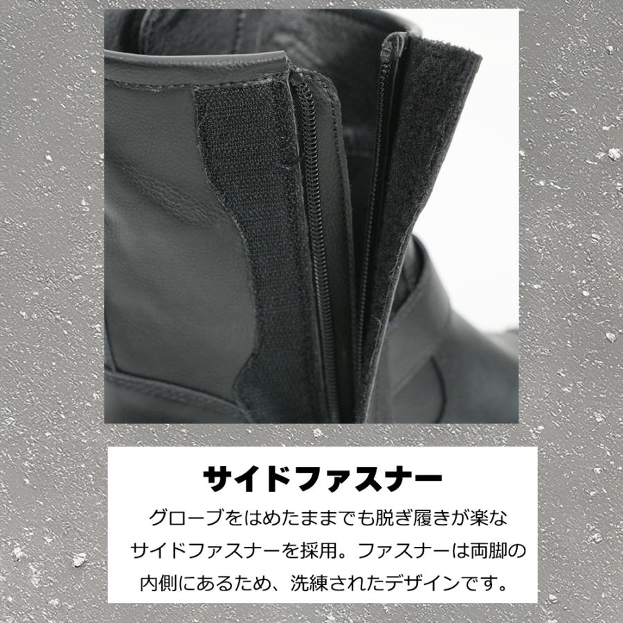 ブーツ メンズ エンジニアブーツ 南海部品 NANKAI バイクブーツ 革 ライディング ツーリング NTB-49 | NANKAI | 02