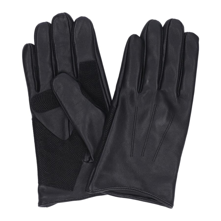 バイク グローブ レザー 冬 革 手袋 ゴートスキン 秋冬 スマートフォン対応 男性用 山羊革 メンズ バイク 車 |  | 14