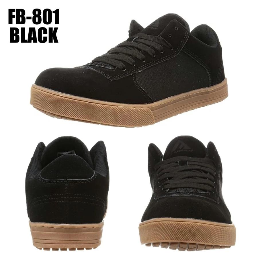 スケートシューズ 安全靴 バイク ライディングシューズ  メンズ レディース 男性用 女性用 セイフティシューズ 安全スニーカー 作業靴 ローカット | FUBAR | 01