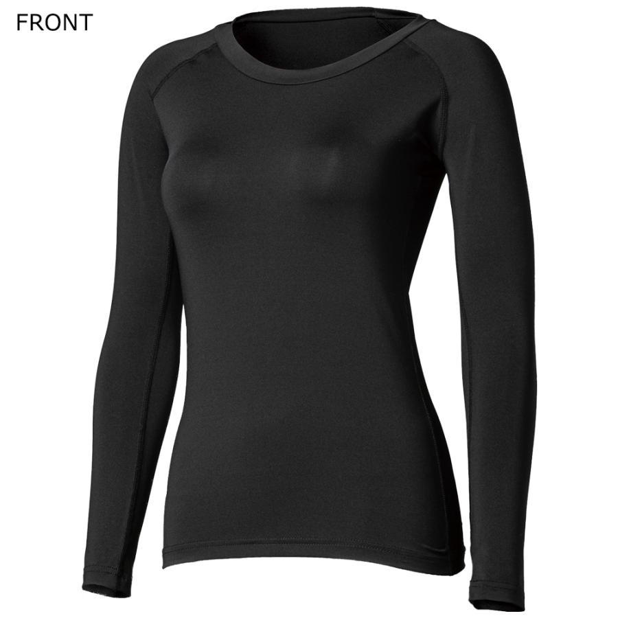 冷感インナー レディース 熱中症対策グッズ シャツ トレーニング 丸首 長袖 接触冷感 消臭 快適 涼しい 下着 爆買 | BODY TOUGHNESS | 03