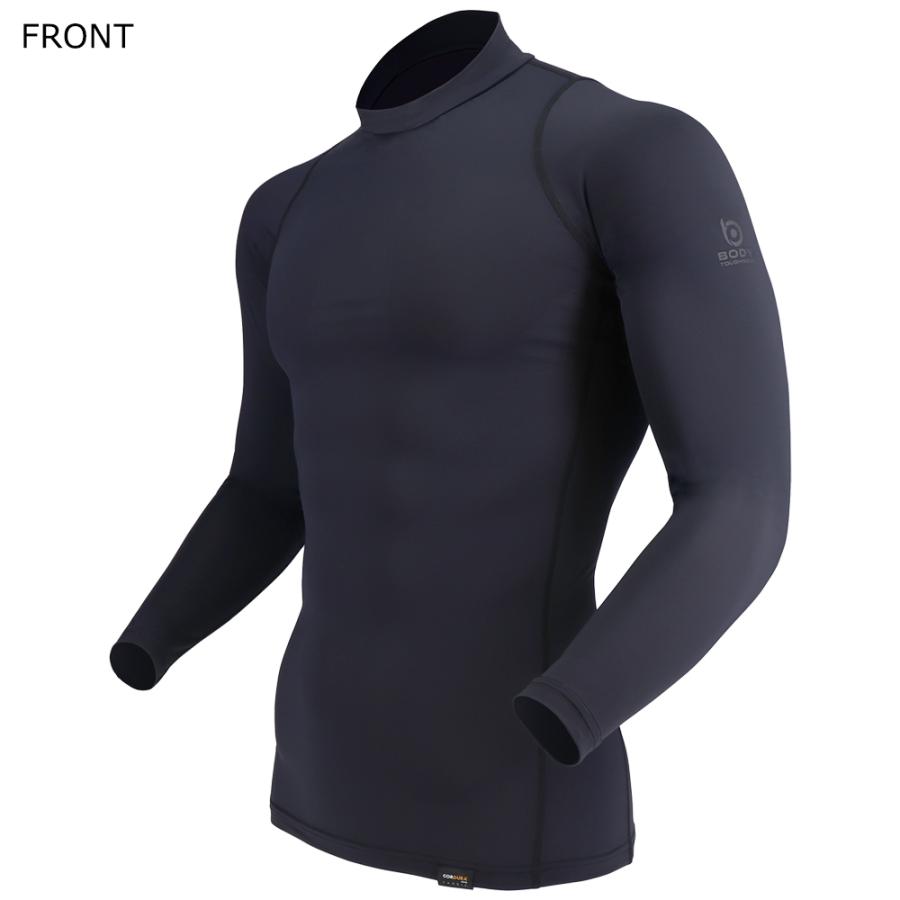 冷感インナー メンズ 熱中症対策グッズ  シャツ トレーニング 速乾 長袖 接触冷感 全面消臭 快適 | BODY TOUGHNESS | 04