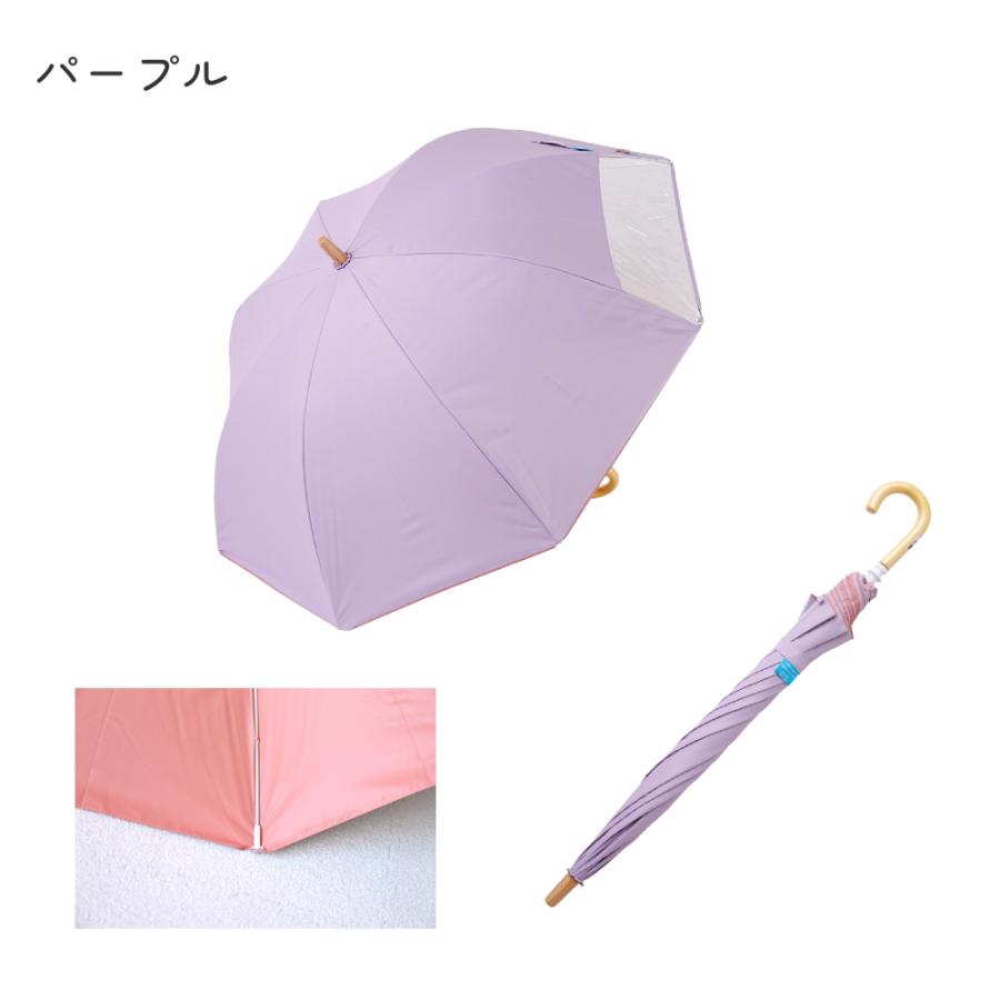 キッズ 日傘 LINE DROPS 完全遮光 晴雨兼用 長傘 UV対策 紫外線対策 熱中症対策 遮熱  ギフト プレゼント | LINE DROPS | 17