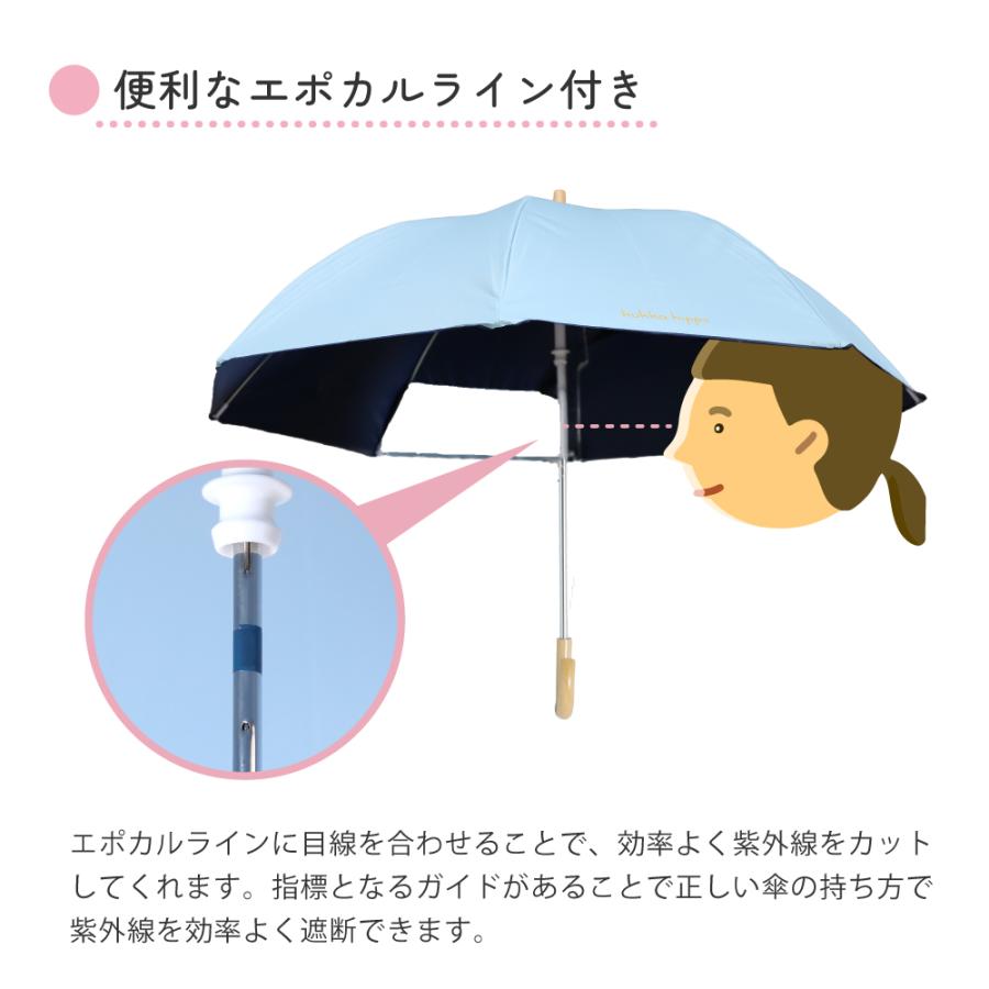 キッズ 日傘 LINE DROPS 完全遮光 晴雨兼用 長傘 UV対策 紫外線対策 熱中症対策 遮熱  ギフト プレゼント | LINE DROPS | 14
