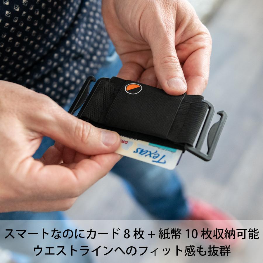 ウエストポーチ カードホルダー メンズ レディース 収納 ウエストバッグ カード  One80Pouch 超薄型 クレジットカード キャッシュレス |  | 02