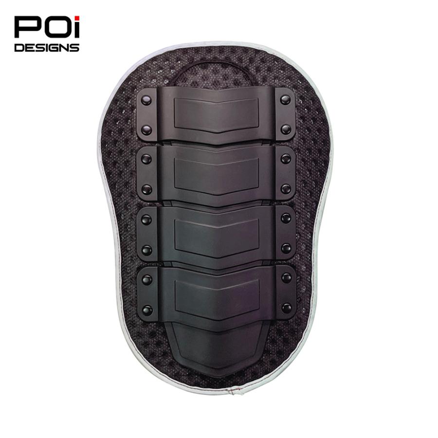 バイク OPハードプロテクター ACE CAFE LONDON ジャケット  メンズ レディース 兼用 ブラック  OPB-01 POi DESIGNS プロテクター 背中 脊椎 | ブランド登録なし