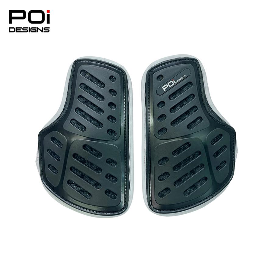 左右 セット   OPハードプロテクター ACE CAFE LONDON メンズ レディース 兼用 ブラック OPC-01 POi DESIGNS バイク インナー 胸 胸部 | ブランド登録なし