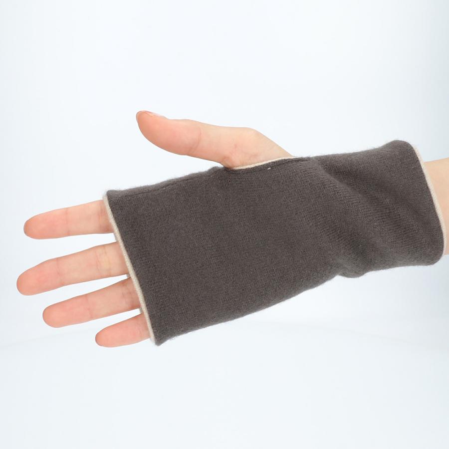 ハンドウォーマー カシミヤ100% レディース メンズ 秋 冬 フィンガーレス 指なし スマホ対応 男女兼用 CS |  | 23