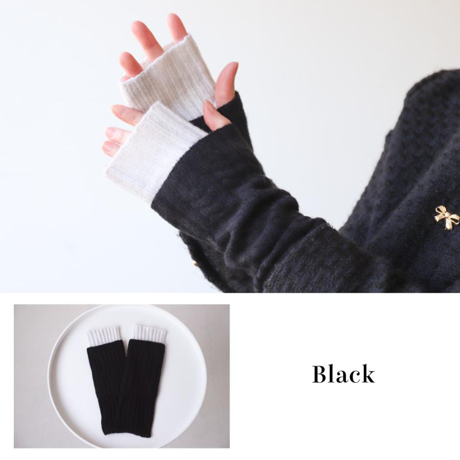 ハンドウォーマー カシミヤ レディース 秋 冬 フィンガーレス 指なし スマホ対応 男女兼用 |  | 08