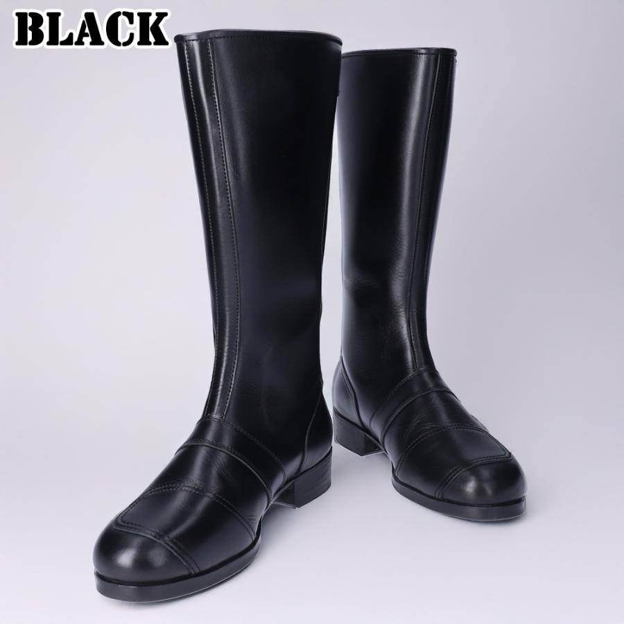 ブーツ メンズ 幅広 ワイド 本革 日本製 バイクメンズ 革 特攻ブーツ ふくらはぎ太め ロングブーツ 国内生産品 ライディング ツーリング |  | 03