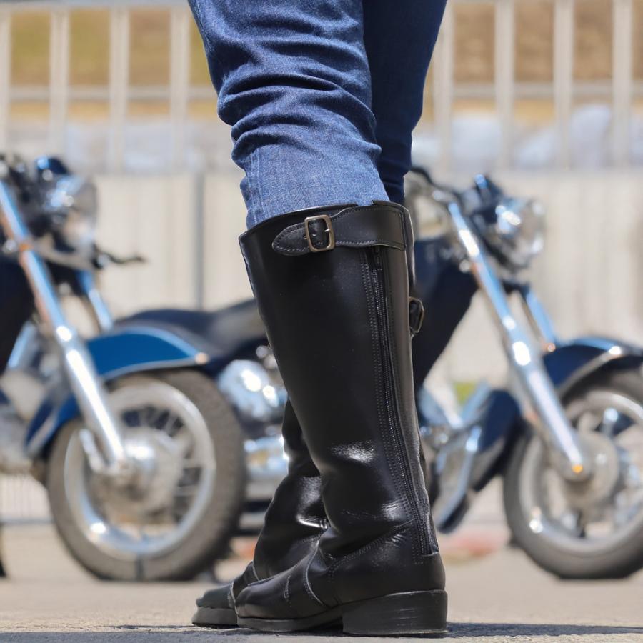 ブーツ メンズ 幅広 ワイド 本革 日本製 バイクメンズ 革 特攻ブーツ ふくらはぎ太め ロングブーツ 国内生産品 ライディング ツーリング |  | 08