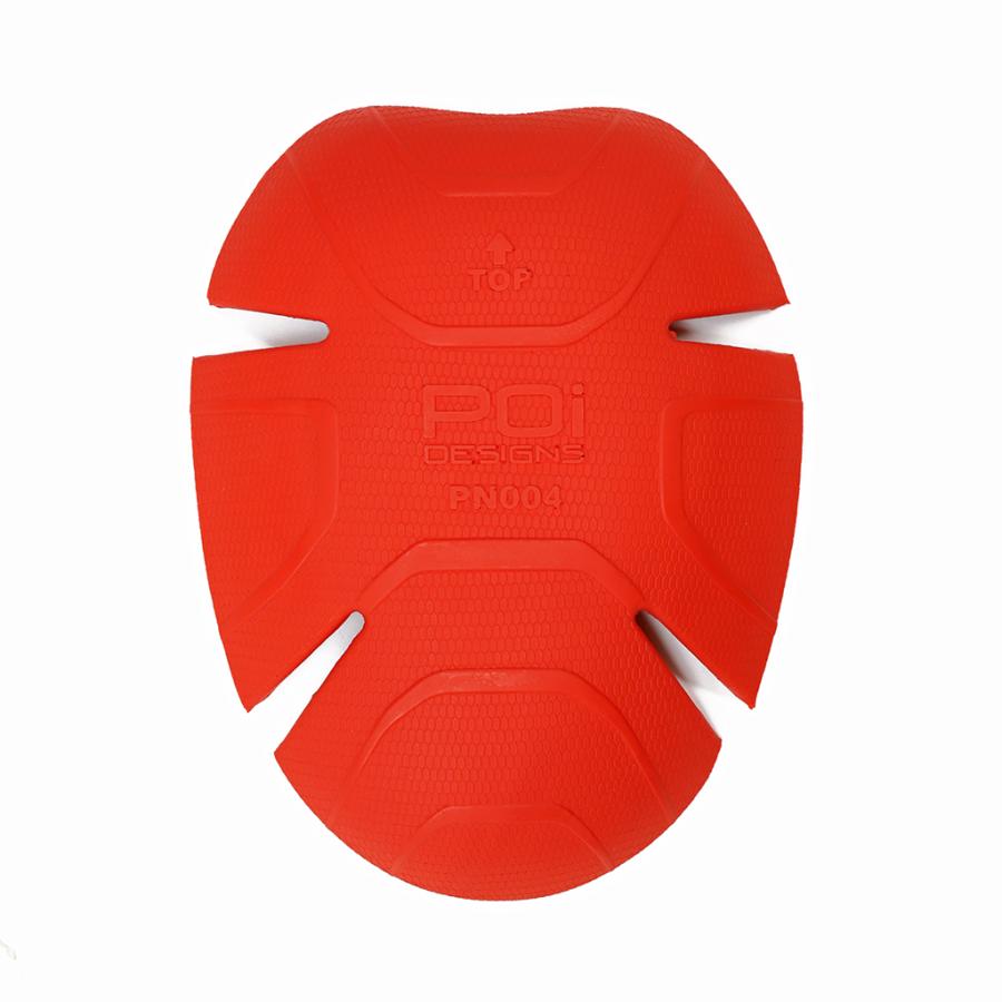 バイク 肩 推奨 CE プロテクター  メンズ レディース 兼用  レッド フリーサイズ SLIM 2個セット  PN-004  POi DESIGNS プロテクター インナー | ブランド登録なし | 01