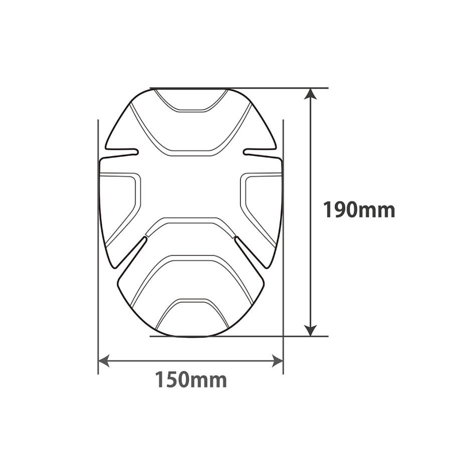 バイク 肩 推奨 CE プロテクター  メンズ レディース 兼用  レッド フリーサイズ SLIM 2個セット  PN-004  POi DESIGNS プロテクター インナー | ブランド登録なし | 06