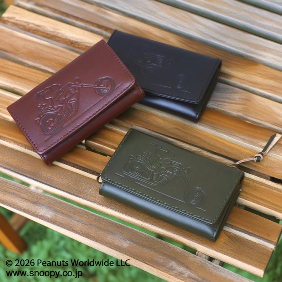 キーケース レディース スヌーピーRIDER 本革 牛革 オープンユアハート PEANUTS ピーナッツ | PEANUTS | 13