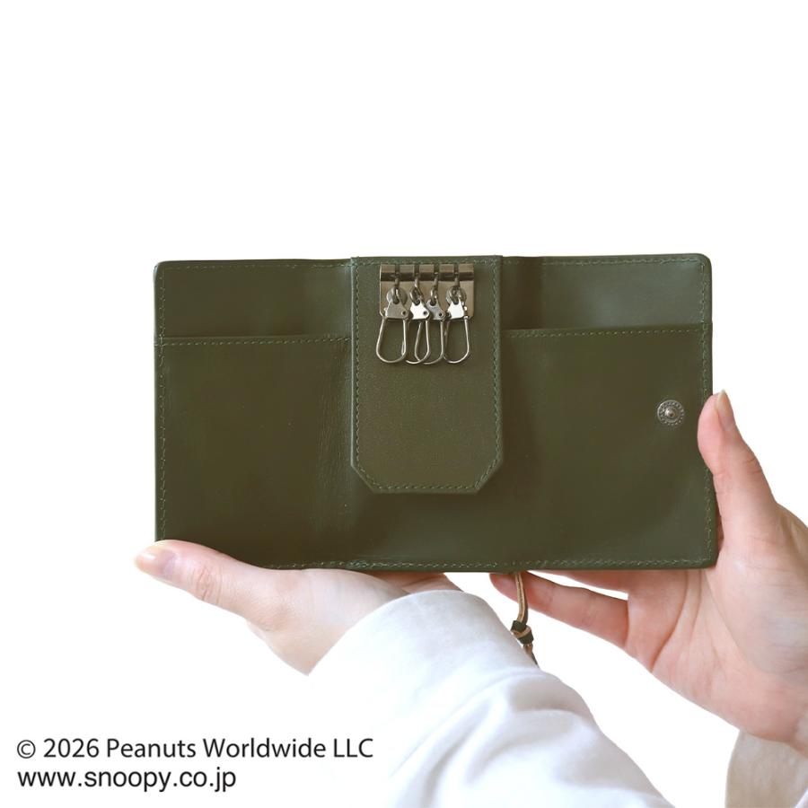 キーケース レディース スヌーピーRIDER 本革 牛革 オープンユアハート PEANUTS ピーナッツ | PEANUTS | 08