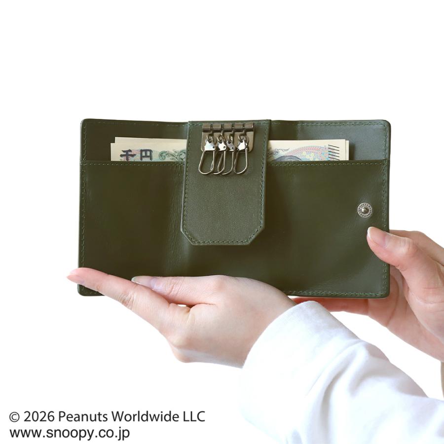 キーケース レディース スヌーピーRIDER 本革 牛革 オープンユアハート PEANUTS ピーナッツ | PEANUTS | 09