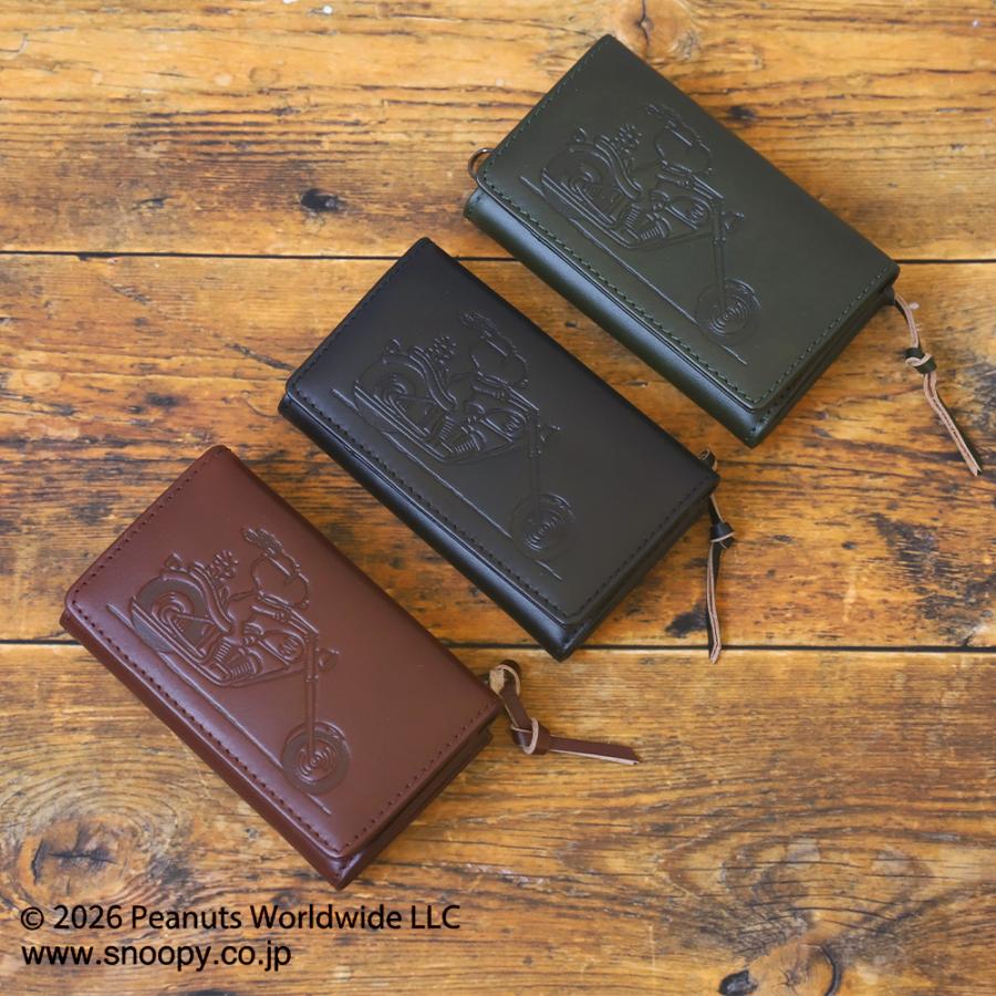 キーケース レディース スヌーピーRIDER 本革 牛革 オープンユアハート PEANUTS ピーナッツ | PEANUTS | 12