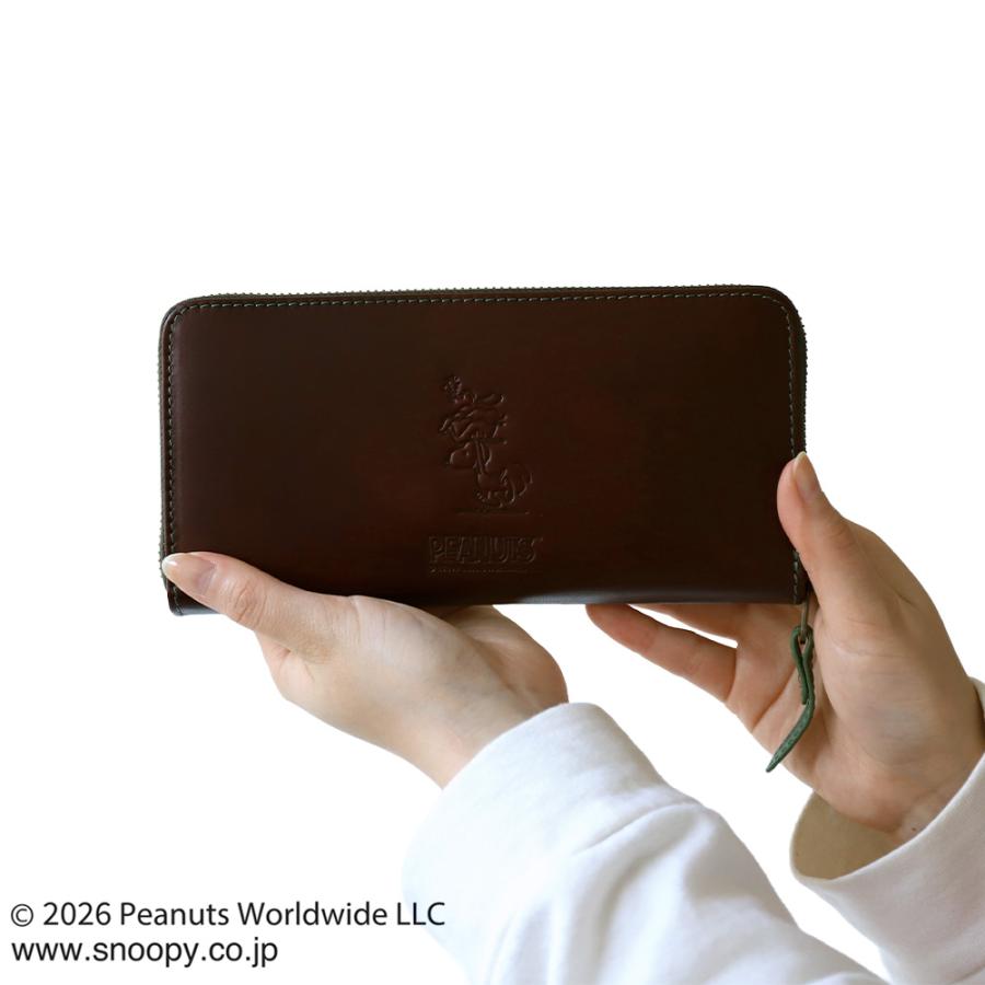 長財布 メンズ スヌーピー WASHING 牛革 本革 ライダー 大容量 小銭入れ カードケース ウォレット PEANUTS | PEANUTS | 06