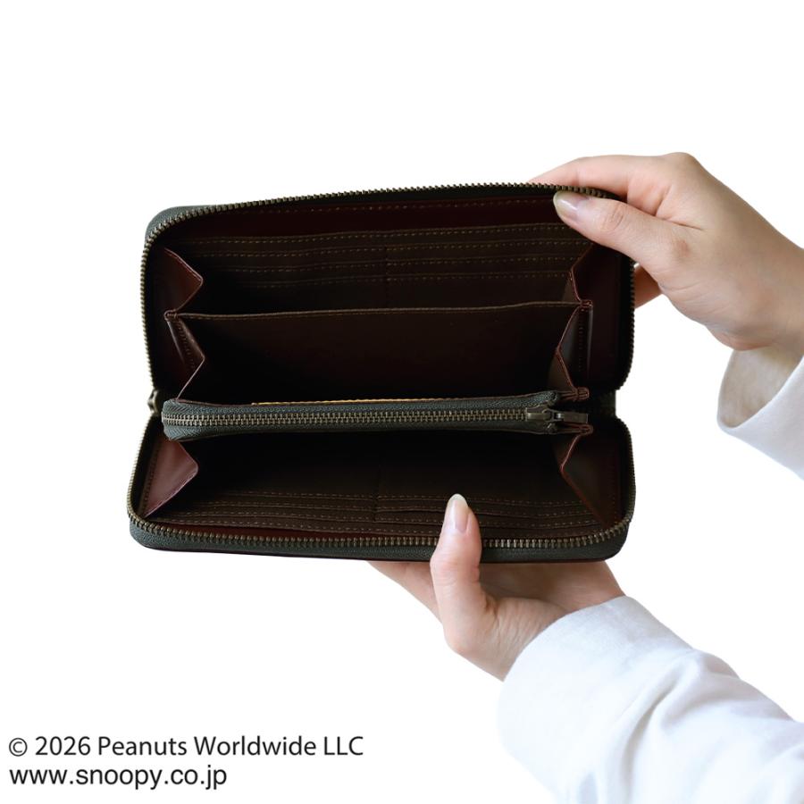 長財布 メンズ スヌーピー WASHING 牛革 本革 ライダー 大容量 小銭入れ カードケース ウォレット PEANUTS | PEANUTS | 07