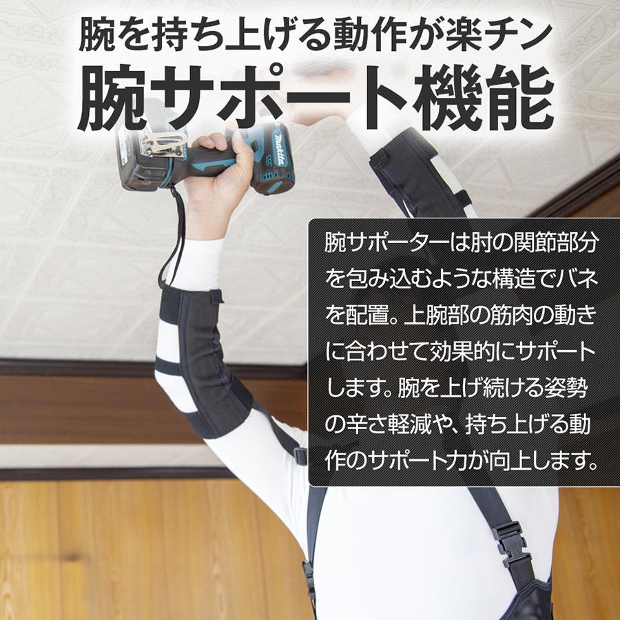 腕 サポーター 本体別売り パワースーツ 中腰作業 関節痛 アシストウェア 作業着 作業アシスト 男女 倉庫内作業 農業 引っ越し 運搬作業 運送業 |  | 01